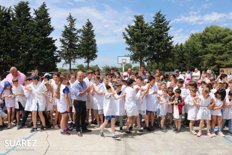 Se inauguró el playón deportivo en la plaza “Juan Carlos Roth” en Santa María