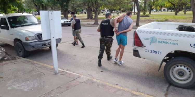 Traslado de los imputados por el crimen de Isabel Álvarez