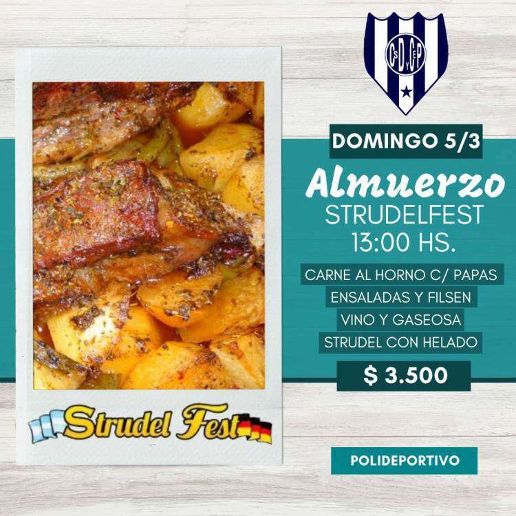 Ya están a la venta las tarjetas para el tradicional almuerzo de Strudelfest