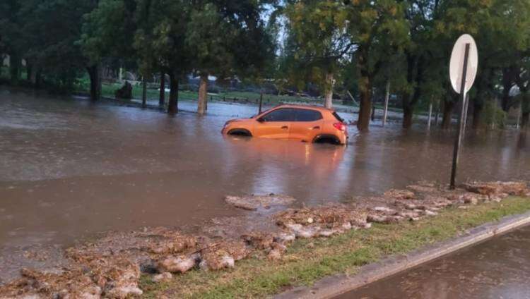 La tormenta llegó a Santa Rosa: cayeron 61,5 milímetros de agua 