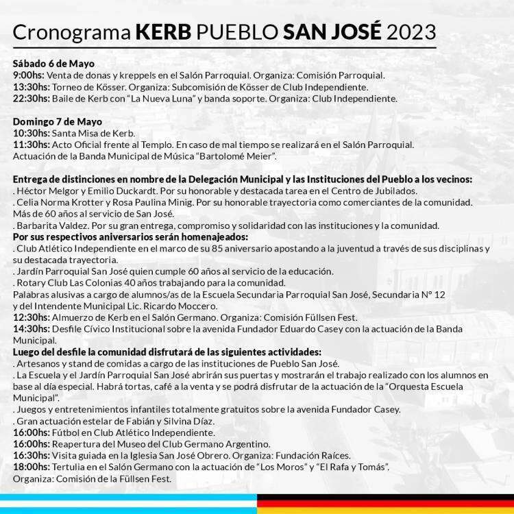 Pueblo San José palpita su fiesta de KERB