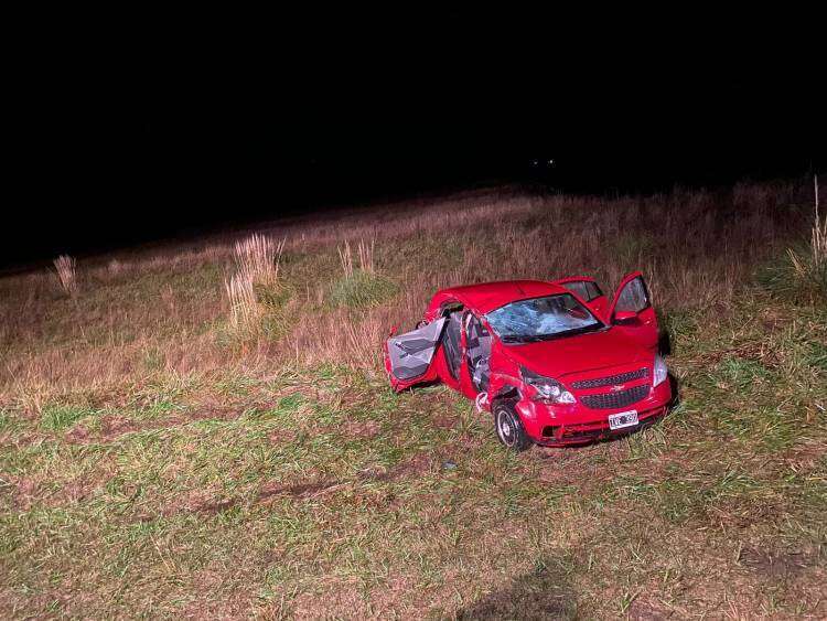 Accidente en Ruta 65: dos camiones y un auto involucrados