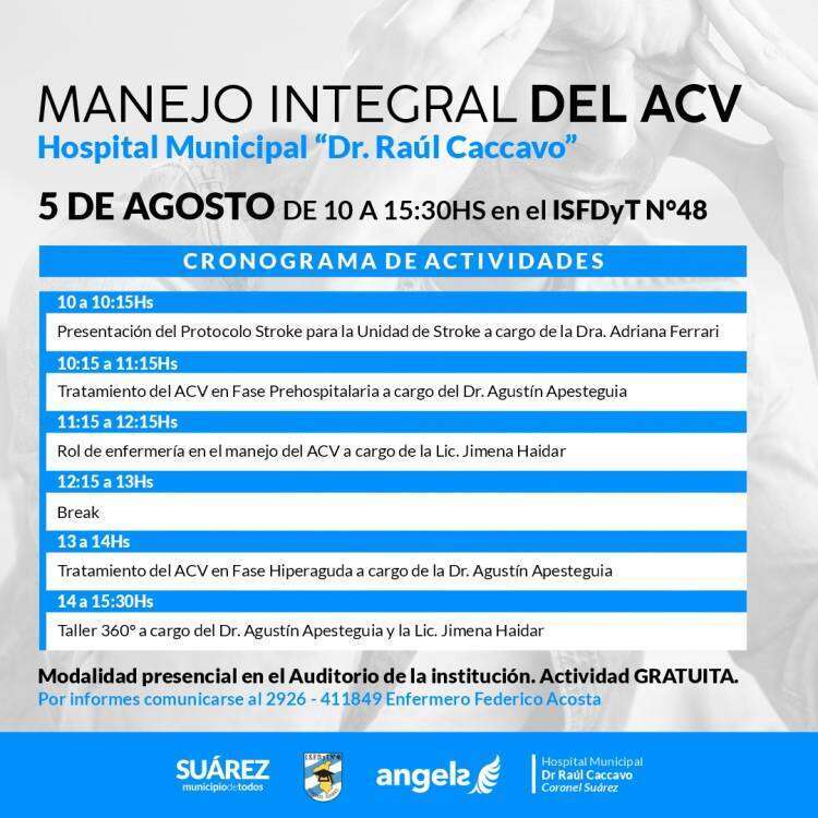 Salud: Jornada integral de manejo del ACV