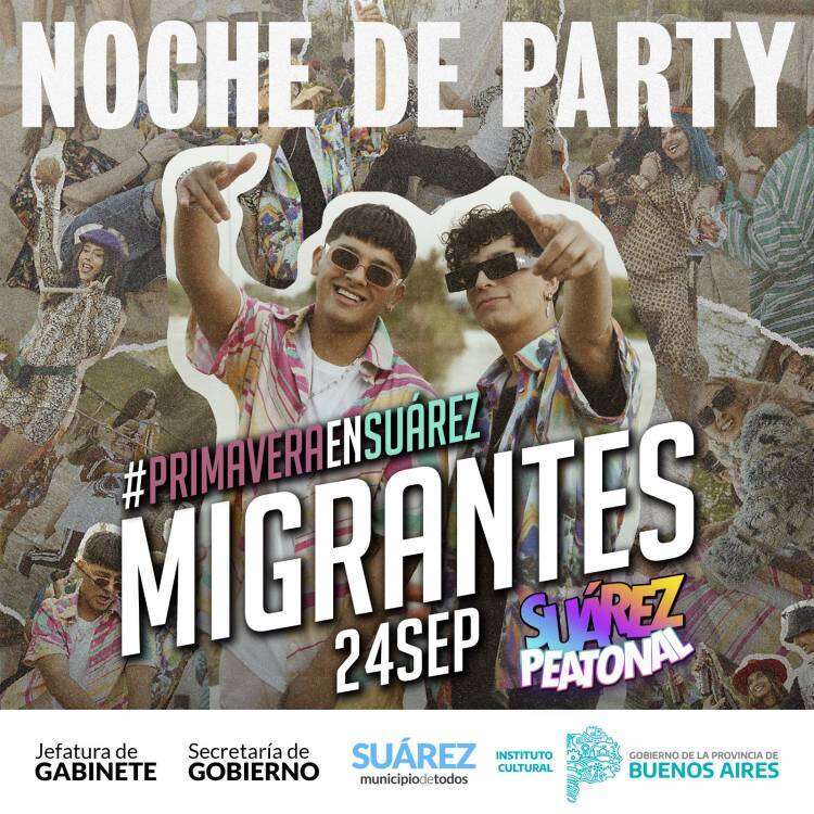 Migrantes llega a #SuarezPeatonal edición Primavera