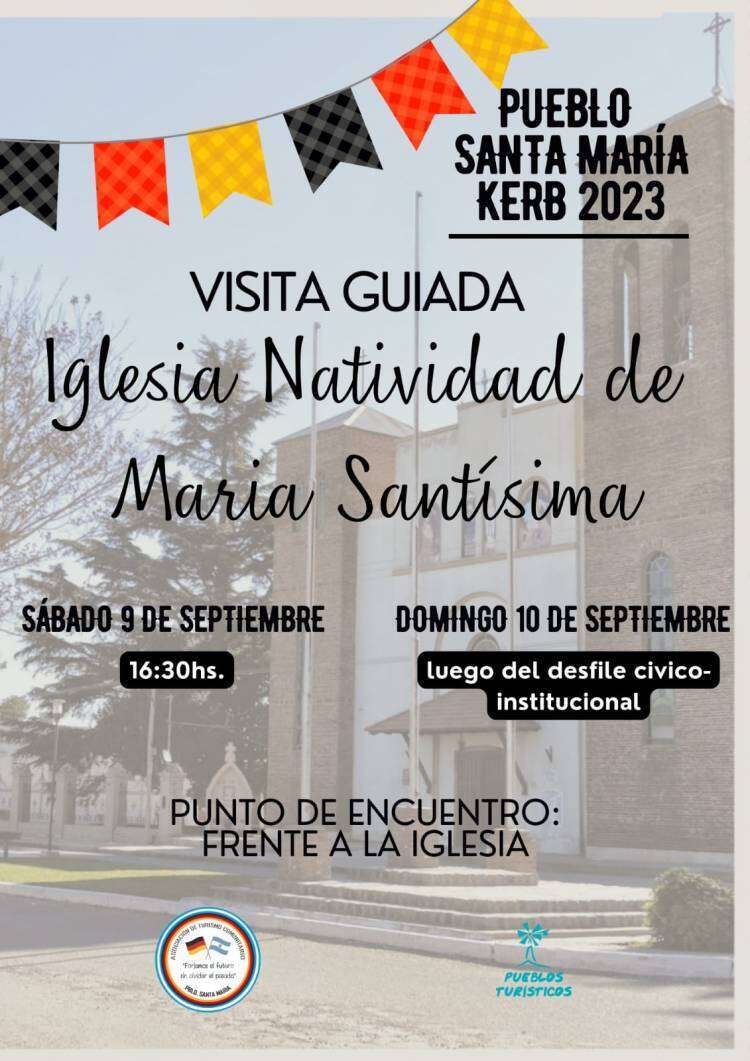 Actividades programadas desde la Asociación de Turismo Comunitario de Santa María para esta nueva Kerb