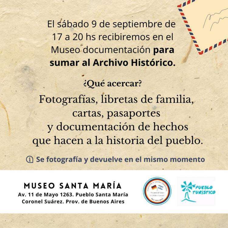 Actividades programadas desde la Asociación de Turismo Comunitario de Santa María para esta nueva Kerb
