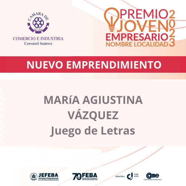 Cuatro suarenses son finalistas del Premio Joven Empresario bonaerense 2023