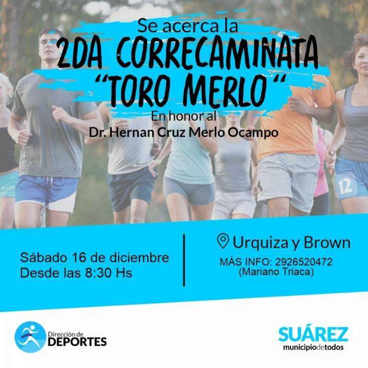 Se acerca la 2da. Correcaminata “Toro Merlo”