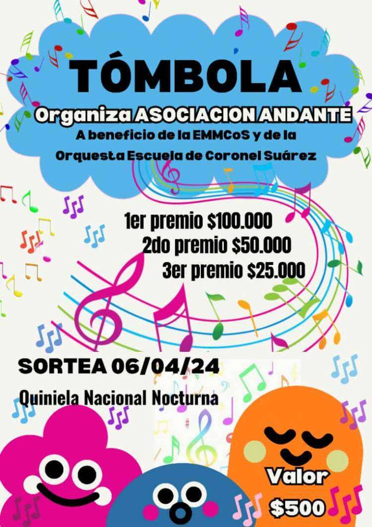 La Asociación Andante tiene en circulación la venta de una Tómbola