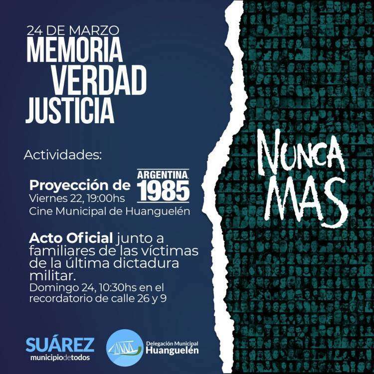 Homenaje por el Día Nacional de la Memoria, por la Verdad y la Justicia