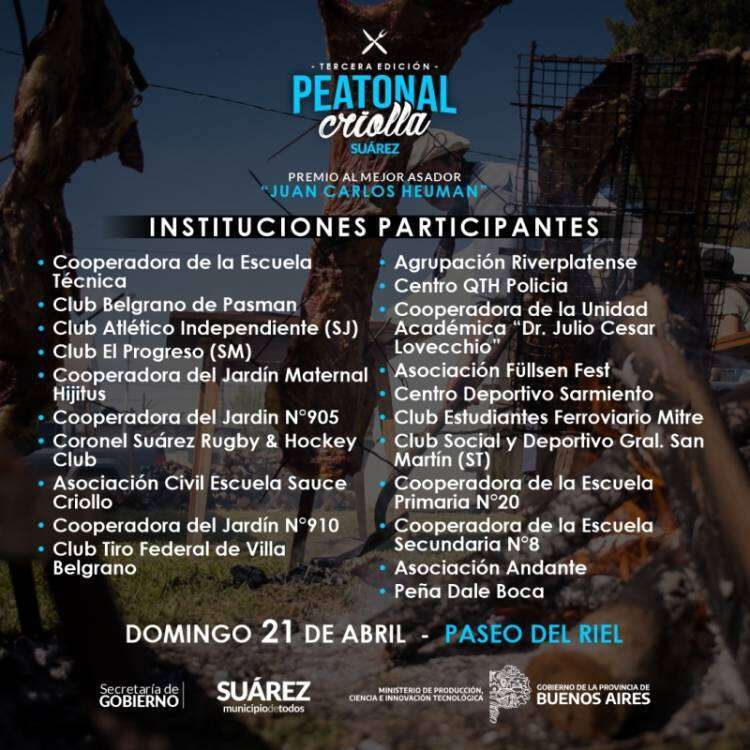 El premio al mejor asador llevará el nombre del querido Juan Carlos Heuman
