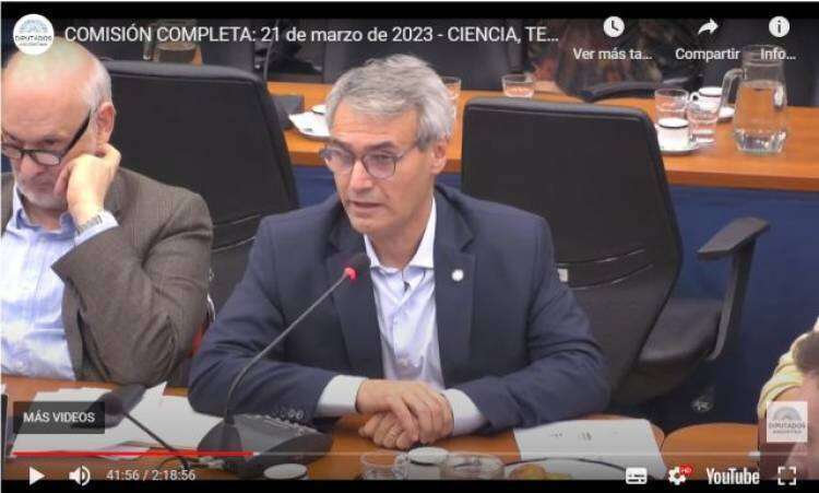 El Rector de la UNS expondrá como miembro informante en Diputados