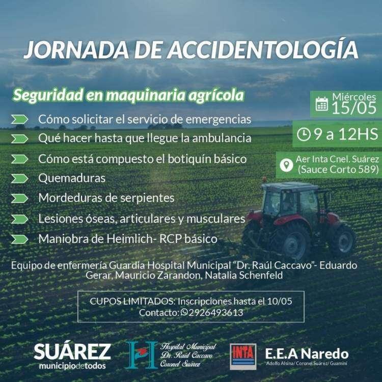 Jornada de accidentología rural con la participación de profesionales de la salud