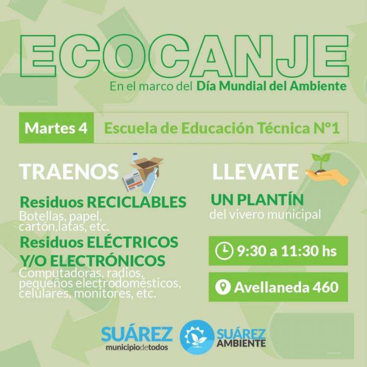 Eco Canje en el marco del Día Mundial del Ambiente