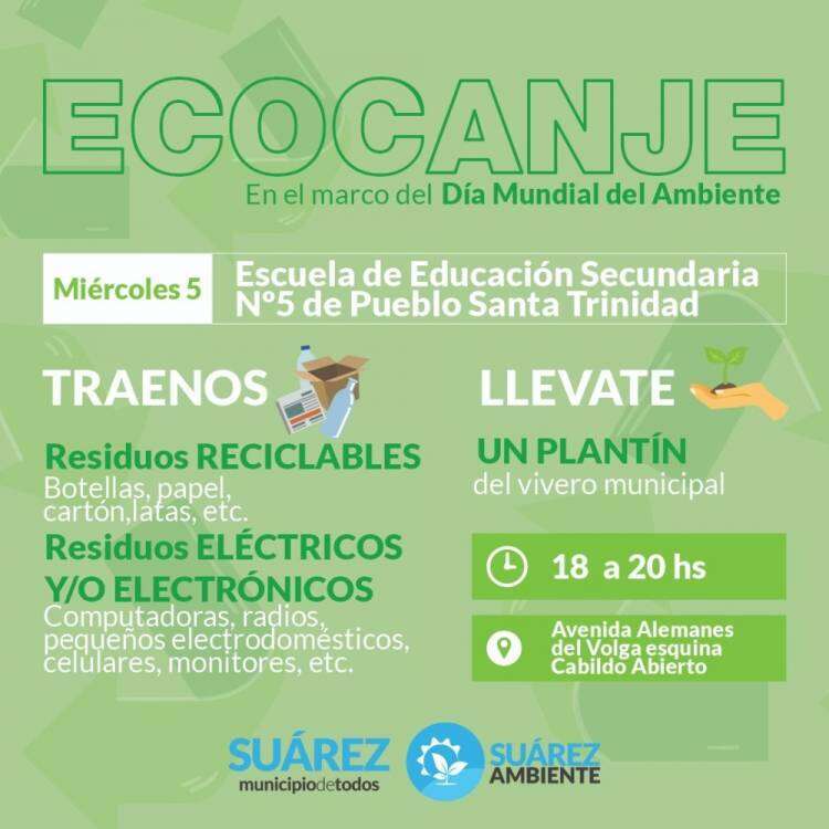 Eco Canje en el marco del Día Mundial del Ambiente