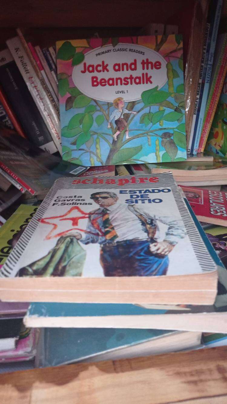 Roban libros de la casita de lectura para comprar bebidas alochólicas