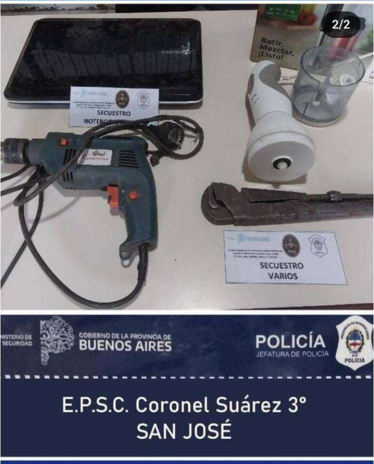 Allanamientos positivos en Santa María 
