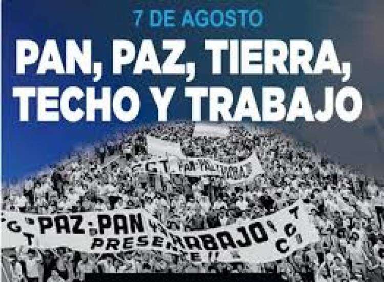 Día de San Cayetano: movimientos sociales y la CGT se preparan para marchar a Plaza de Mayo