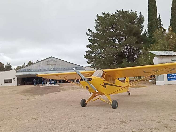 Aero asado en el Aero Club Coronel Suárez