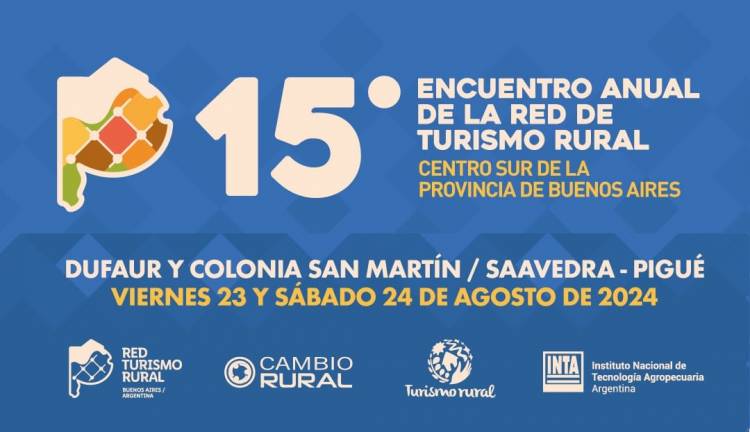 15º Encuentro Anual de la Red de Turismo Rural Buenos Aires: Celebrando 20 años de desarrollo y 15 años de encuentros