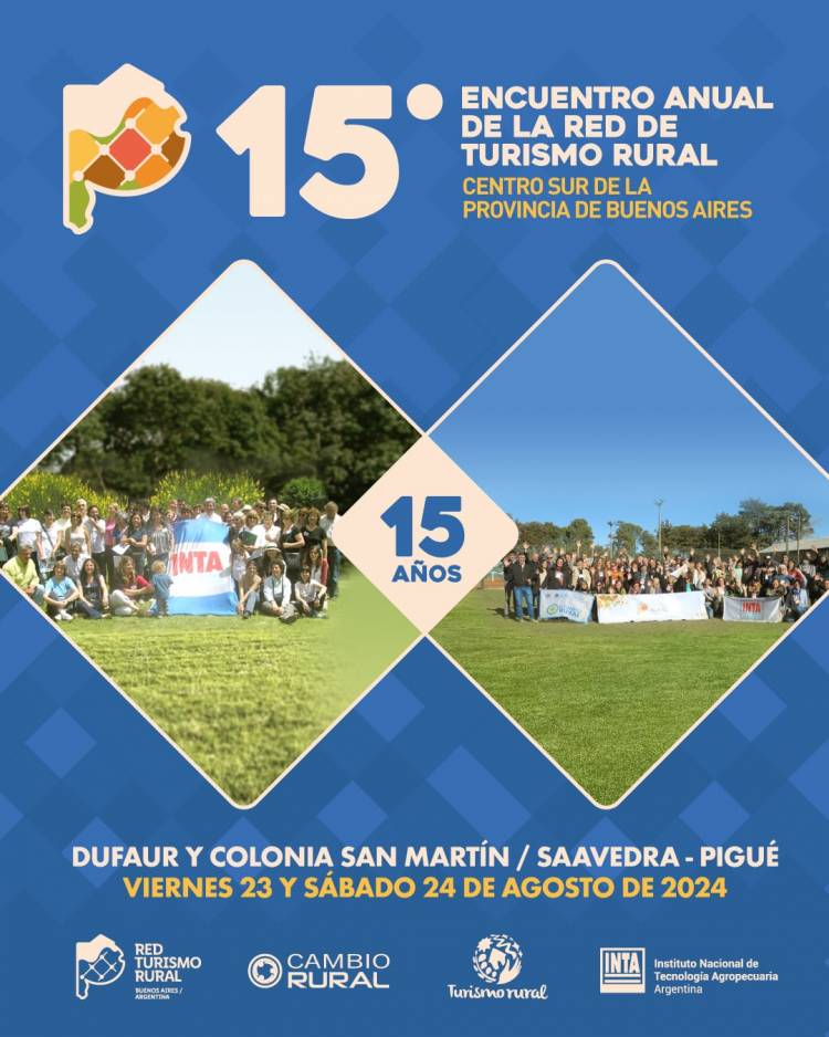 15º Encuentro Anual de la Red de Turismo Rural Buenos Aires: Celebrando 20 años de desarrollo y 15 años de encuentros
