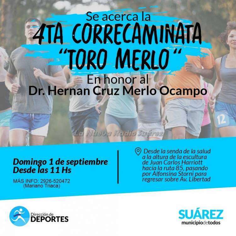 4° Correcaminata en honor al Dr. Hernán Cruz "Toro" Merlo Ocampo 