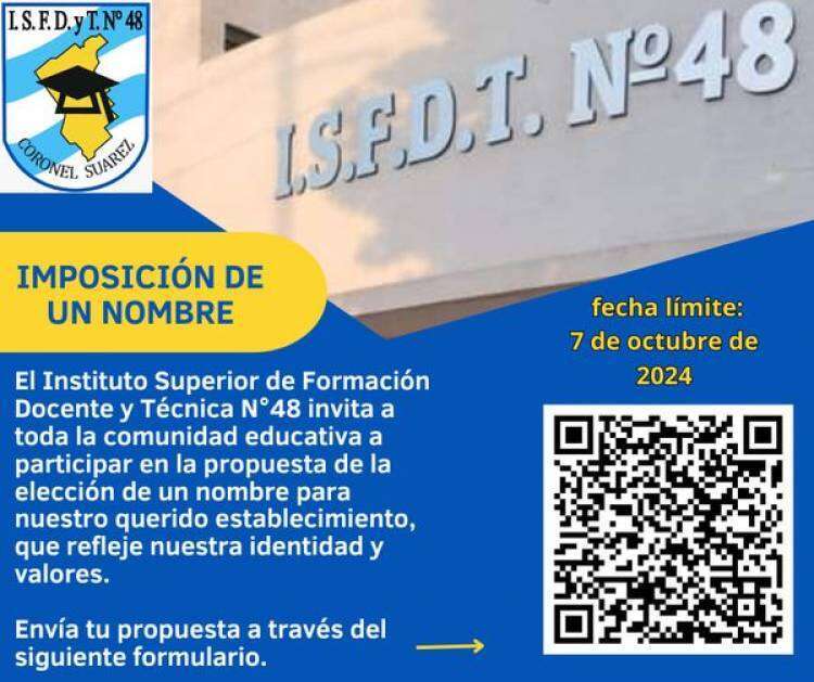 Una docente propone que el Instituto 48 se llame Graciela Tamalet de Fuhr
