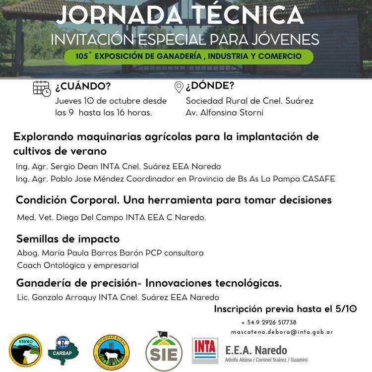 Jornada técnica para jóvenes en la Sociedad Rural