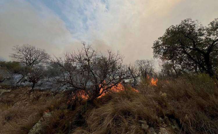 Sin tregua: sigue el combate contra al menos cinco focos de incendio en Córdoba 