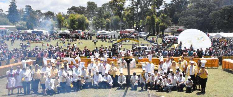 La 25° Fiesta del Omelette Gigante en Pigüé rompe récords