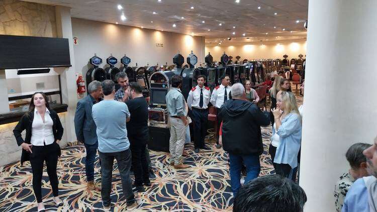 Colorado el 9, la primera bola del Casino de Sierra de la Ventana