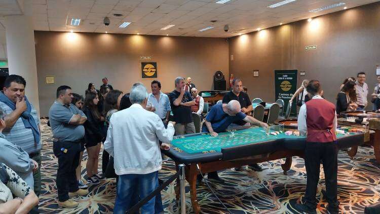 Colorado el 9, la primera bola del Casino de Sierra de la Ventana