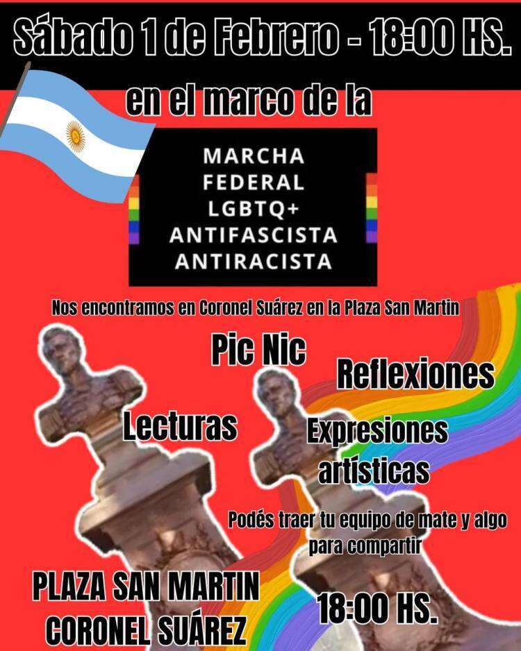 Marcha Federal LGBTQ+ antifascista antiracista