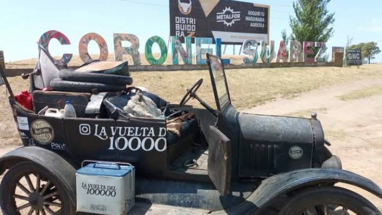 UN SIGLO DESPUÉS: EL FORD T 100.000 REVIVE SU TRAVESÍA EN CORONEL SUÁREZ
