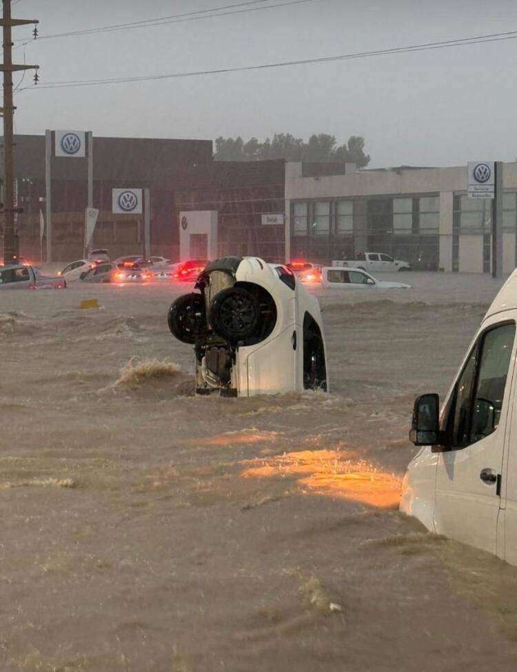 Más de 250 mm. en Bahía Blanca