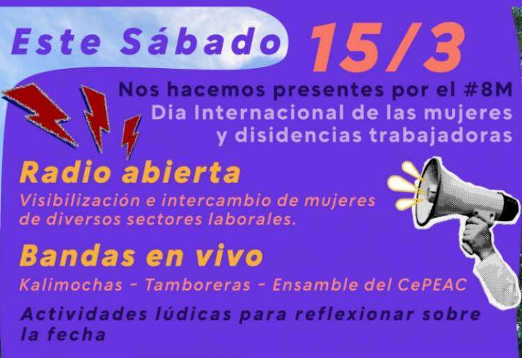Este sábado: Día internacional de las mujeres y disidencias trabajadoras