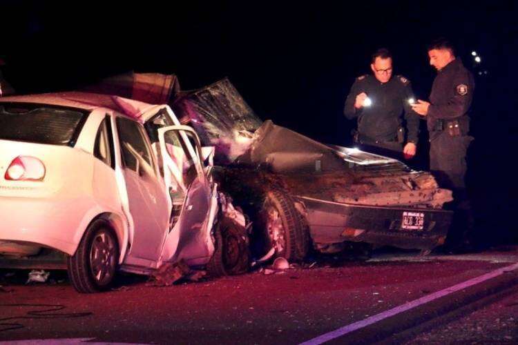 Pascua trágica: una mujer murió tras un choque en la Ruta 67
