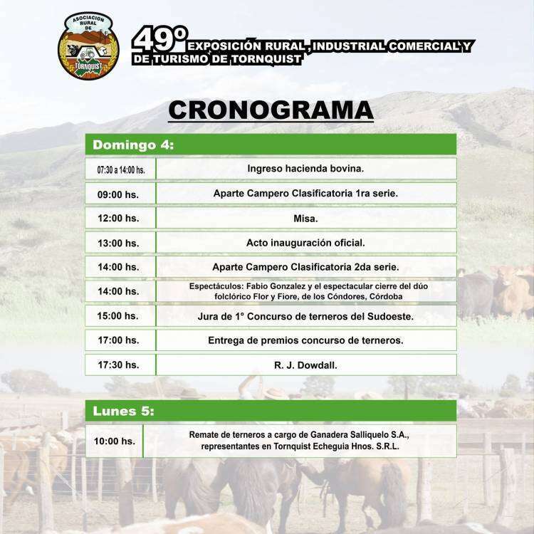 49° Exposición Rural, Industrial Comercial y de Turismo de Tornquist