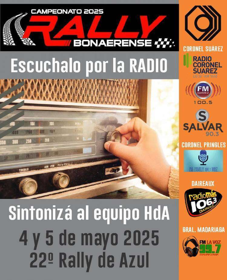 Campeonato 2025 RALLY Bonaerense