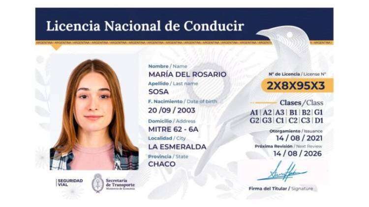 Ya rige la nueva Licencia de Conducir Digital, aunque por ahora no en la Provincia