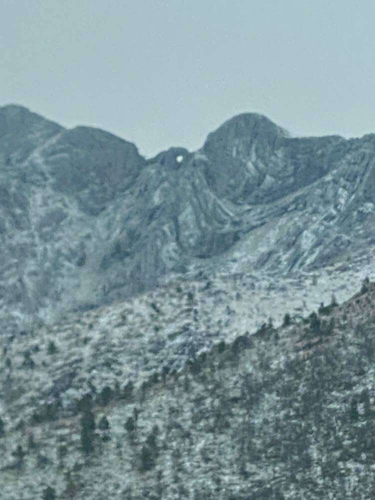 Nieve en Sierra de la Ventana