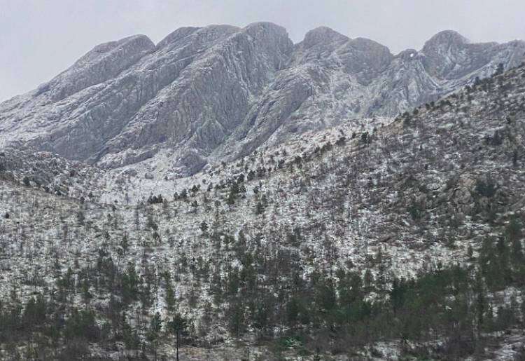 Nieve en Sierra de la Ventana