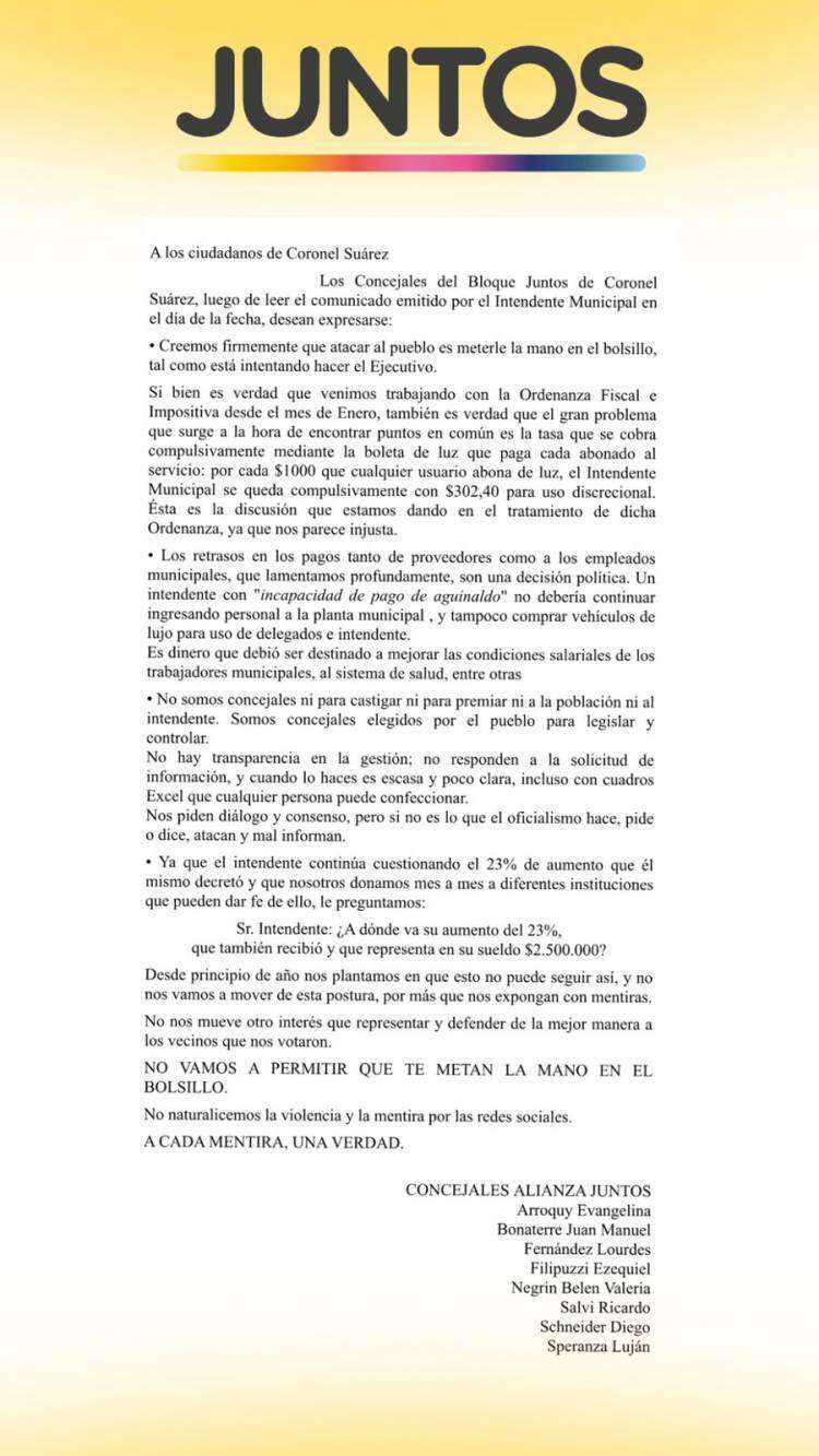 Juntos de Coronel Suárez 