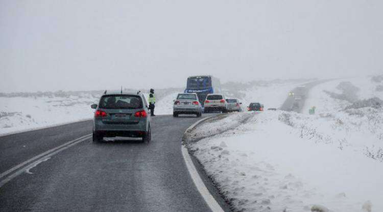 Recomendaciones para circular en rutas con hielo
