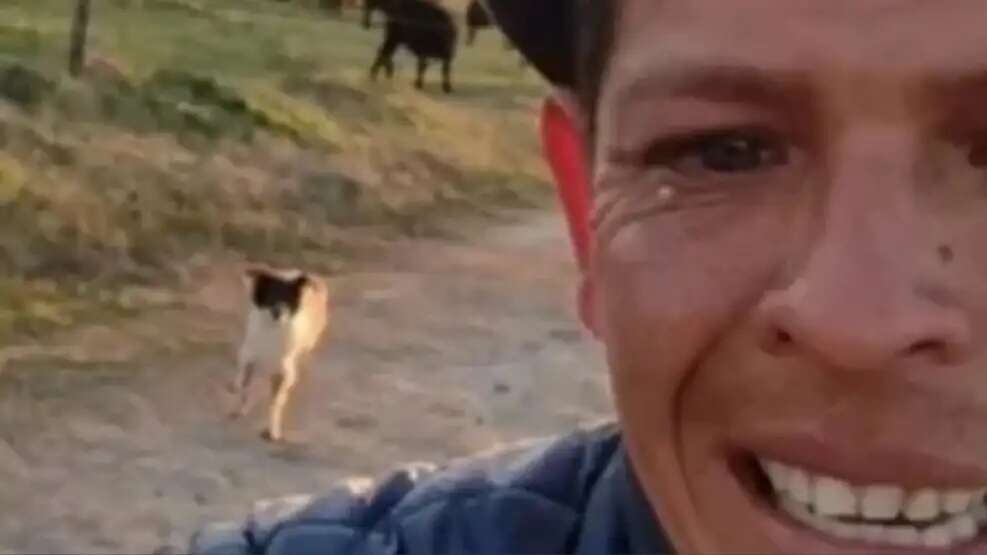 Un peón se puso a llorar al ser despedido y el video se viralizó: "Lloro por mi perro"