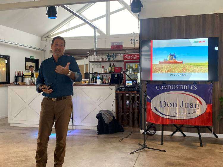 Alianza "Agro Alarcia - Don Juan Combustibles": "canje de cereales disponible o a cosecha... por combustible..."