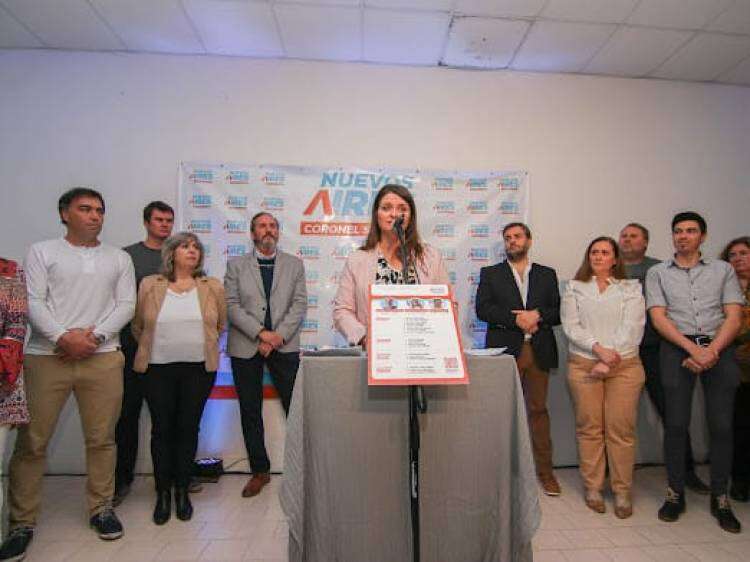 La agrupación política Nuevos Aires presentó su lista en Coronel Suárez 