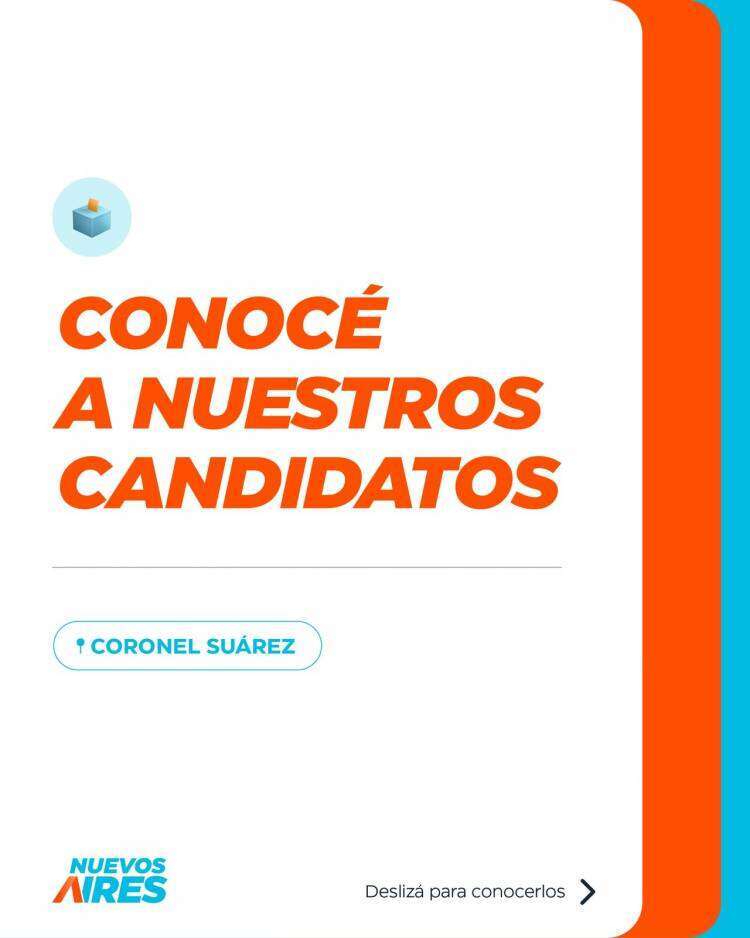 La agrupación política Nuevos Aires presentó su lista en Coronel Suárez 