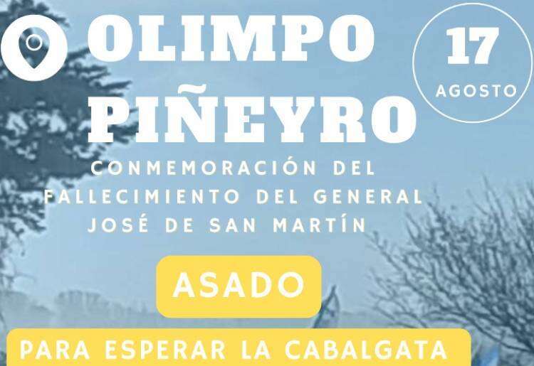Juan Galbarino: "Piñeyro será anfitrión del acto oficial en homenaje a San Martín..."