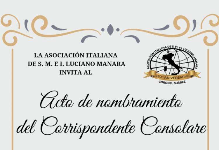 Acto de Nombramiento del Correspondiente Consolare